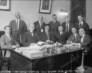 Houdini With Men In Suits 1900s Group 8x10 Reprint Of Old Photo - Picture 1 of 1