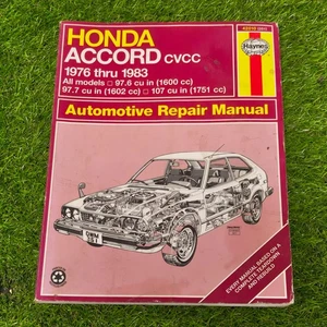 Haynes Honda Accord cvcc 1976 thru 1983 Automative Repair Manual  - Picture 1 of 7