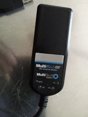 MultiTech Multi Mobile USB 56k Data/ FAX Modem MT5634MU - Image 1 of 4