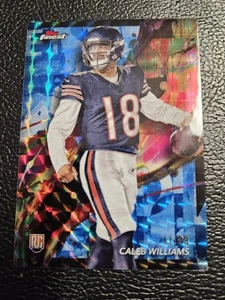 Caleb Williams 2024 Topps Finest #61 Blue Geometric Rookie Common RC /99 - Picture 1 of 7