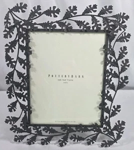 Vtg Pottery Barn Metal Oak Leaf Frame 8” X 10” Photo - Picture 1 of 7