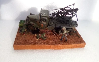 DIORAMA 1/35 FRONTE EST '42 CARRO RUSSO BM13 "KATIUSCIA" - Immagine 1 di 4