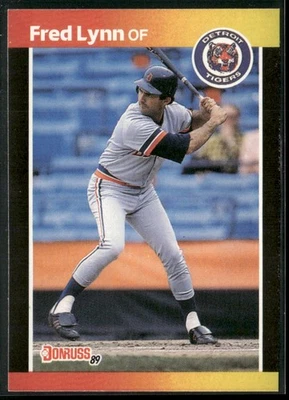 1989 Donruss #563 Fred Lynn - Image 1 of 2