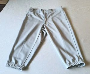 Mizuno Baseball Knicker Pants Men's XXL Gray READ - Picture 1 of 9
