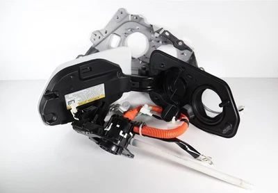 2017 - 2022 Toyota Prius PRIME Charging Port Socket w/ Cover Door Lid OEM SET - Image 1 of 4