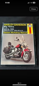 Haynes Harley Davidson Workshop Manual Big Twins 70 /99 VGC - Picture 1 of 3