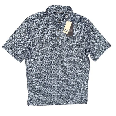 NWT Cutter & Buck DryTec Golf Shirt Polo Floral Short Sleeve Stretch Small - Image 1 of 4
