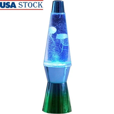 Jellyfish Motion Lamp USB Powered Incandescent Bulb Relaxing Ambiance Home Decor - Image 1 of 4