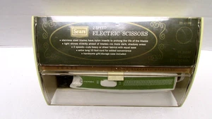 Vintage Sears Best Electric Sewing Scissors 2-Speed Green #25-2199 - Picture 1 of 5