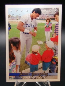 Upper Deck #755 1993 Juan González casi nuevo - Imagen 1 de 2
