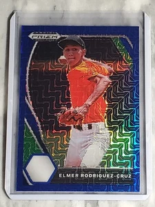 Elmer Rodriguez-Cruz 2021 Panini Prizm Selecciones del Draft Blue Mojo Prizm #PDP-105 - Imagen 1 de 2