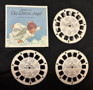 Vintage 1957 ViewMaster Presents The Littlest Angel 3 Rollen und Booklet sehr guter Zustand selten - Bild 1 von 17