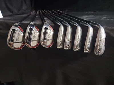 Adams Idea A12 OS Hybrid 4-6 7-Pw Sw, 55 Lite Senior Flex Graphite Shaft - Image 1 of 4