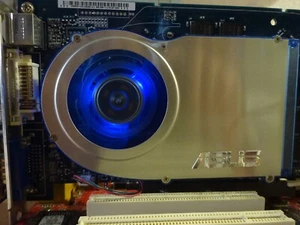ASUS V9999 GeForce 6800 128MB AGP DDR SDRAM GRAFIKKARTE DVI VGA S-VIDEO #GK9687 - Picture 1 of 4
