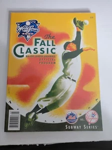 2000 World Series Fall Classic Official MLB Program Subway Series Yankees-Mets  - Picture 1 of 2