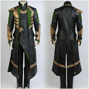 Avengers Thor & Loki Adult Cosplay Costume - Halloween Suit Adjustable Sizes - Picture 1 of 14