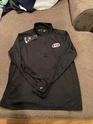 Carolina Hurricanes Antigua Tribute Quarter Zip Mens L New With Tags  - Image 1 of 4