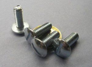 Traversenkopf Stahl verzinkt, Schlitzschraube 1/4"-20 x 3/4" Länge, 100 Stück - Bild 1 von 12