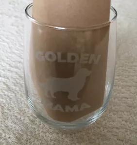 Golden Mama Wine Glass - Picture 1 of 2