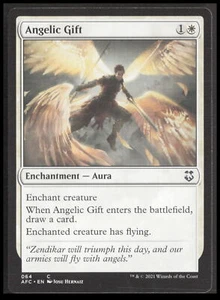 MTG Angelic Gift 64 Commander: Adventures in the Forgotten Realms CB-1-3-B-17 - Picture 1 of 7