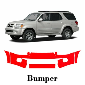 Front bumper PreCut PPF Paint Protection Film For Toyota Sequoia 2005-2007 - Picture 1 of 7