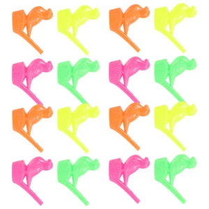 16Pcs Kids Plastic Whistles Toy Children Musical Instrument Bird Shaped Whistle - Picture 1 of 12