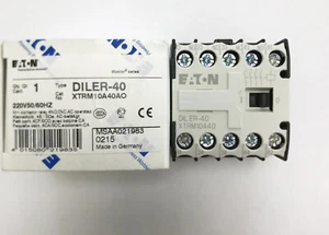Eaton Moeller DILER-40 230V 50/60HZ Mini Contactor Relay 4NO/0NC AC Operated - Picture 1 of 2
