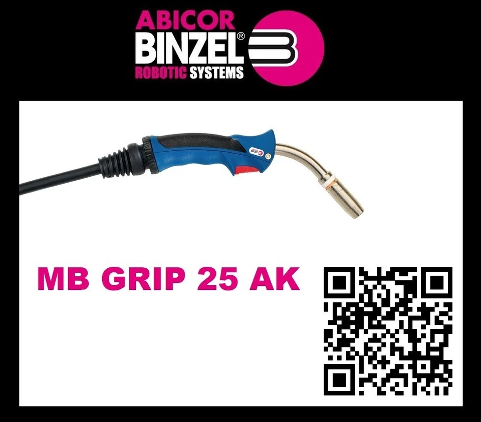 Abicor Binzel MB Grip 25 AK Kz-2 5 0 M Brenner Gasgekühlt