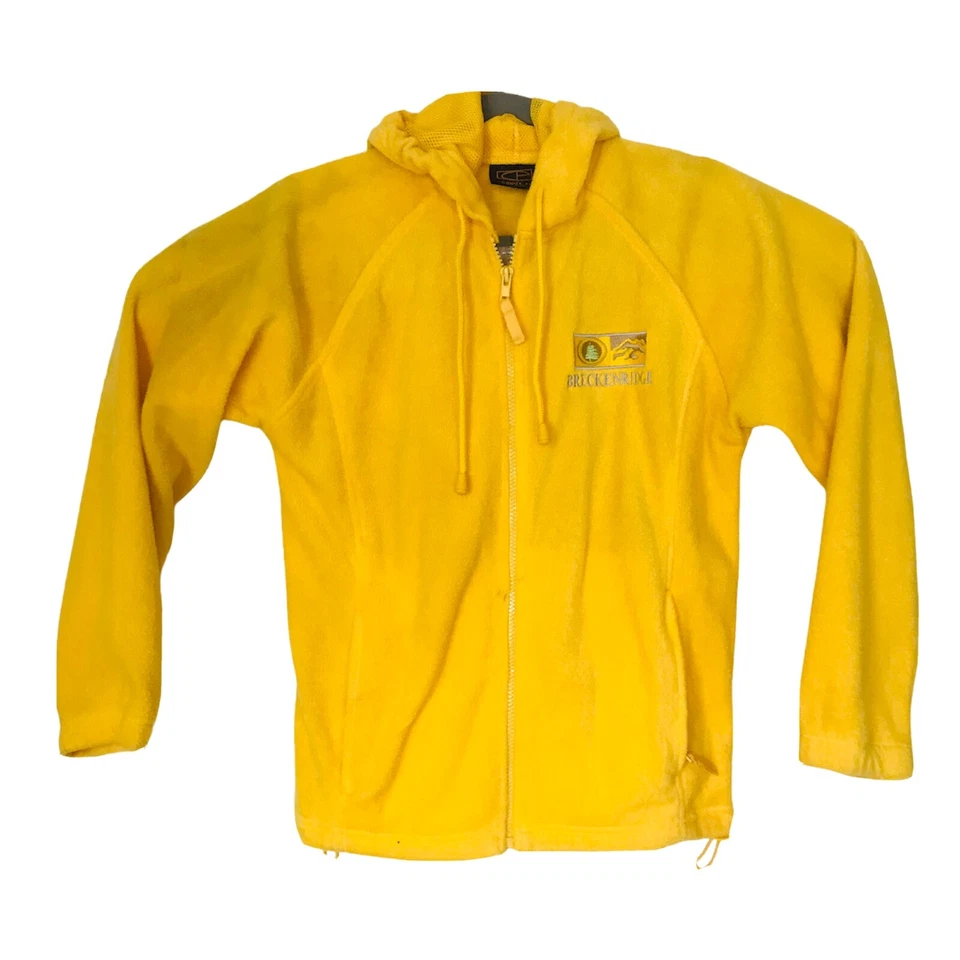 Yellow Zip-up Sweater Jacket Sz Medium Suetér  - Image 1 of 4