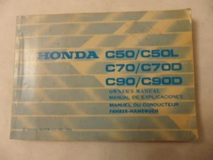 Honda C50 C70 C90 Betriebsanleitung Fahrerhandbuch - Bild 1 von 6