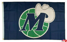 Dallas Mavericks 3x5 Man Cave Flag 3 x 5 Banner Mavs Retro Old School Throwback