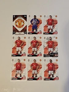 Full Team Set of all 9 Manchester United Match Attax 2024/2025 Cards 24/25 Man U - Picture 1 of 1