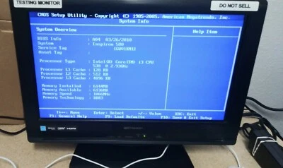 Dell Inspiron 580 Desktop / Intel i3-530 @2.93 GHz / 6GB DDR3 RAM - WINDOWS 10 - Image 1 of 4