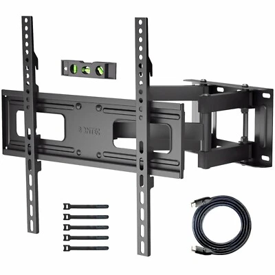 BONTEC TV Wall Mount for 23-70 Inch LED LCD, Swivels Tilts Extends Double Arm - Image 1 of 4