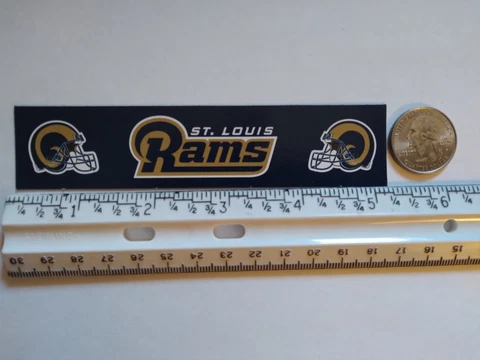 NFL  RAMS  Team  Magnet Put On Refrigerator Or Any Metal Surface Cover
