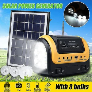 Power Station with Solar Panel Outdoor Solar Generator Power Supply for Home - Picture 1 of 9
