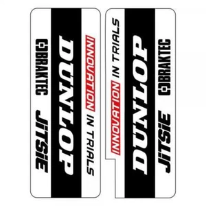 JITSIE TRIALS BIKE FORK STICKERS DECALS FOR BETA GAS GAS SHERCO SCORPA 4RT TRS - Picture 1 of 8