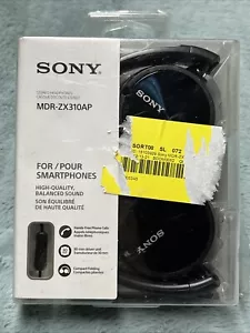 Sony MDR-ZX310AP Black Over the Ear Stereo Headset Headphones - Black - Picture 1 of 6
