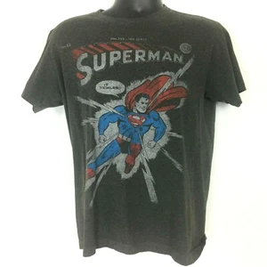 Vintage Superman DC Comics Original T Shirt Medium Gray Funny It Tickles - Picture 1 of 6