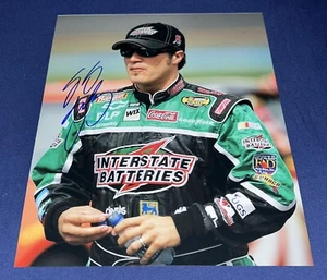 JJ YELEY SIGNED 8X10 PHOTO NASCAR RACING #18 INTERSTATE BATTERIES CAR AUTOGRAPH - Picture 1 of 1