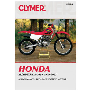 Clymer Repair Service Manual Fits HONDA XL XR TLR 125 185 200 1979-2003 M318-4