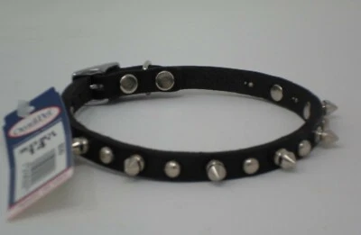 #38LKS ESPIGA LATIGO Y CUELLO TACHONADO 14" NEGRO ETIQUETA COLGANTE GRATIS Foto 1 de 2