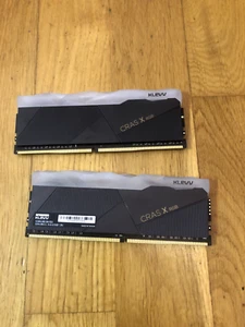 KLEVV ddr4 xmp gaming ram memory kit, CRAS - RGB, 16GB kit (2x) 3600MHz - Picture 1 of 2