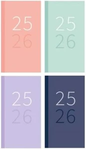 Diario Tallon 3977 Academic Term Time Slim WTV Pasteles 2025/26 Diario aleatorio X1 - Imagen 1 de 1