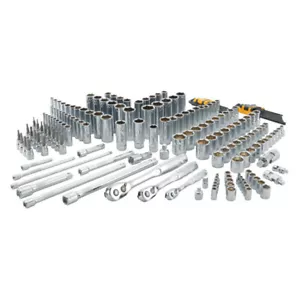 DeWalt DWMT75049 192 Piece Mechanics Tool Set, Polished Chrome Vanadium Finish - Picture 1 of 3