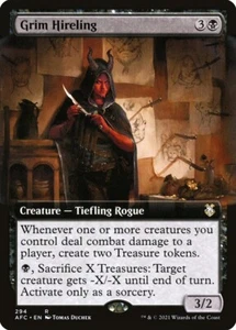 1x - Grim Hireling - Extended Art #294 - CMR: Forgotten Realms - NM MTG - Bild 1 von 1