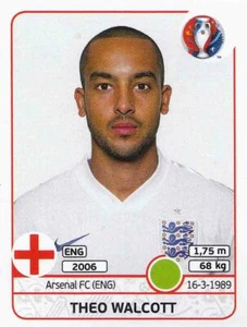 Panini Sticker Fußball EM Euro 2016 Nr. 143: Theo Walcott England Bild NEUWARE - Picture 1 of 1