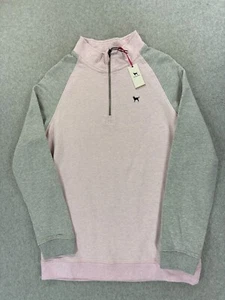 NWT The Black Dog Sloop Raglan 1/4 Zip Pullover (Girl's XL) Pink - Picture 1 of 13