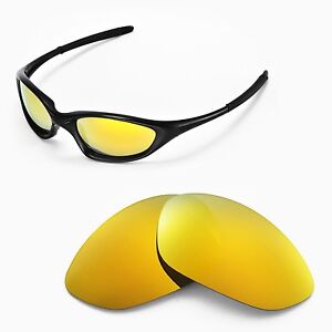 New WL Polarized 24K Gold Replacement Lenses For Oakley XX/Old Twenty Sunglasses