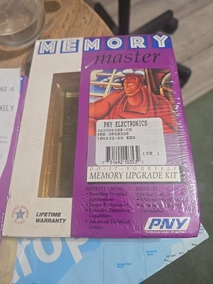 PNY Memory Master Upgrade Kit #316E 4MB EDO Upgrade 1 MBx32 NEW - Image 1 of 4